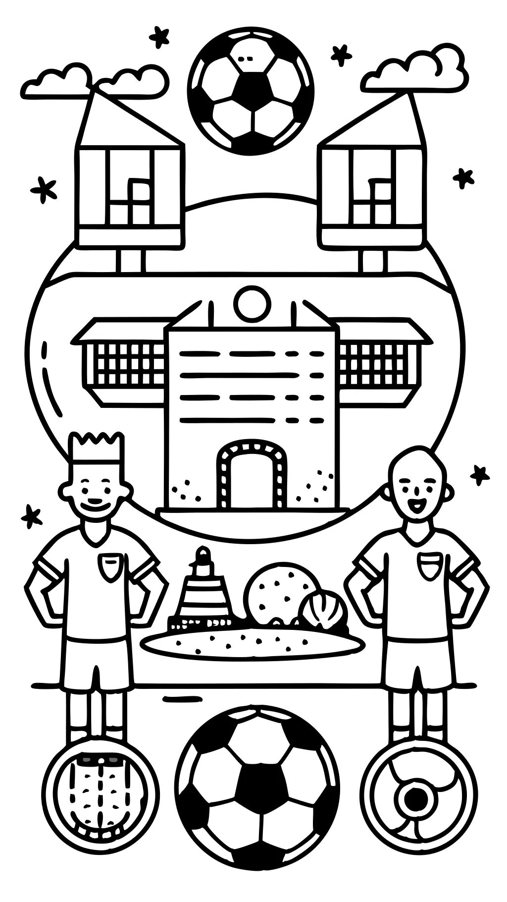 coloring pages for soccer